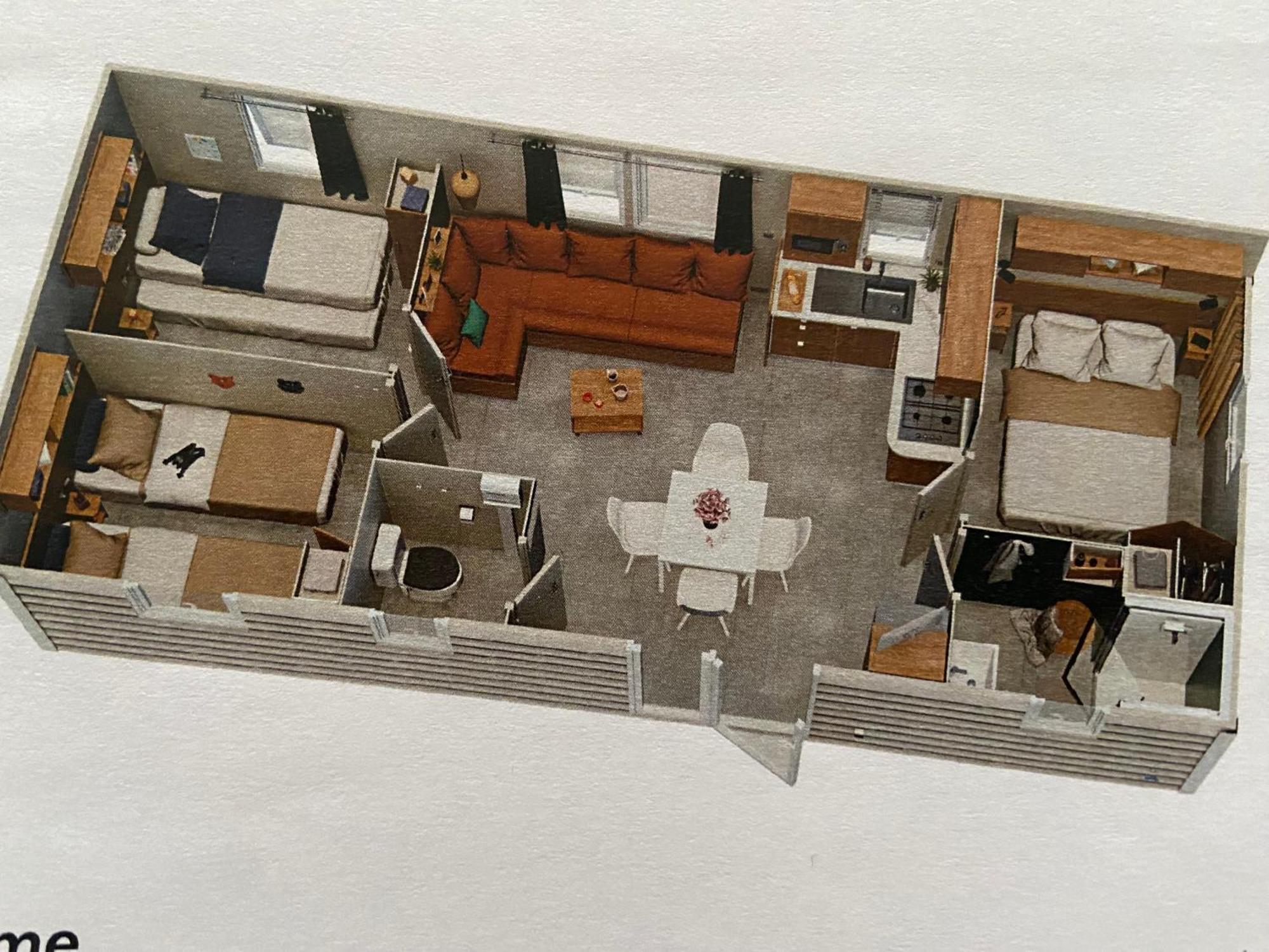 Mobilhome 6-8 Personnes Clim 圣让-德蒙 外观 照片